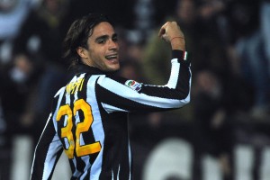 Alessandro Matri con la maglia della Juve