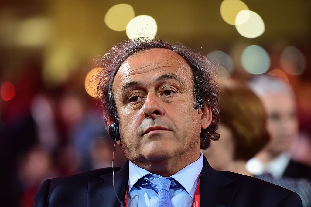 L'ex attaccante della Juve Michel Platini