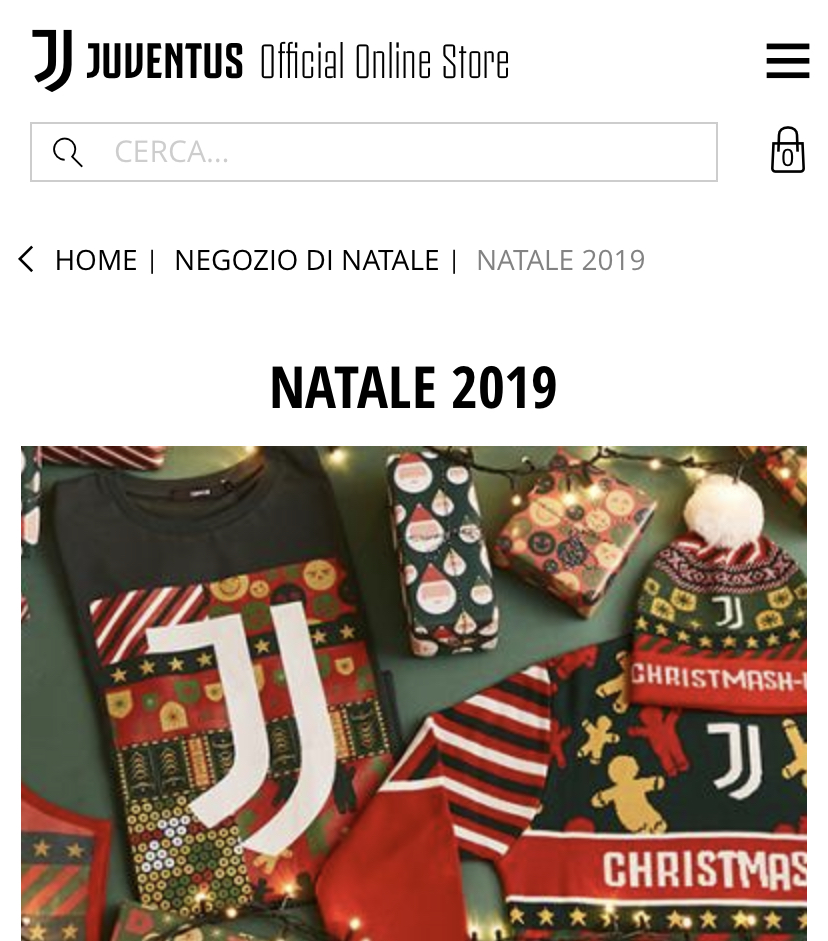 Collezione Natale Juve