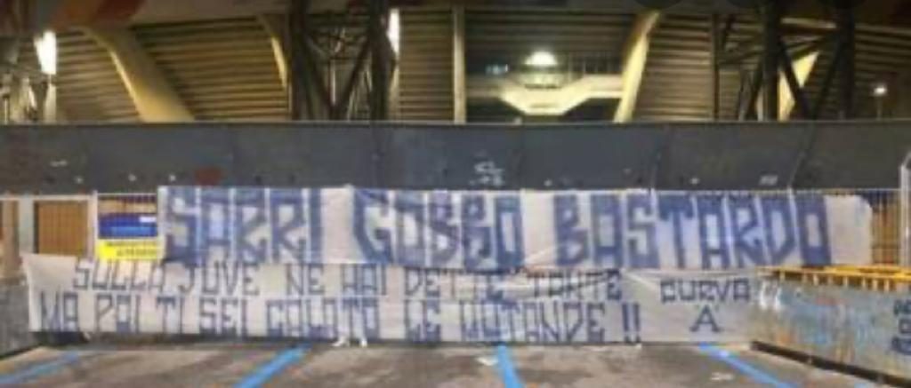 Striscione Sarri