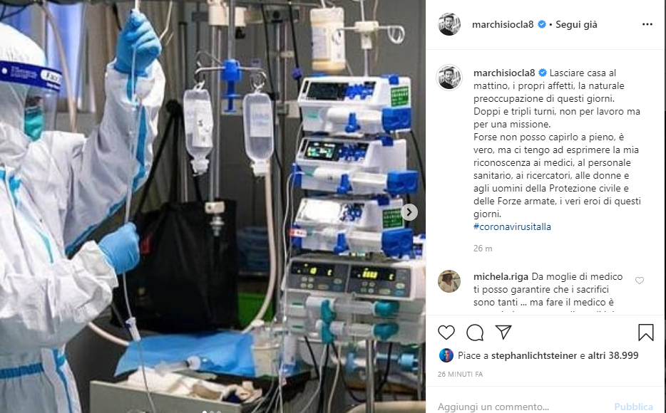 Il post di Marchisio