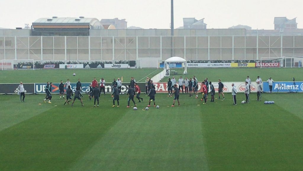 Juve in allenamento