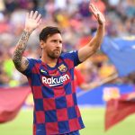 Lionel Messi con la maglia del Barcellona