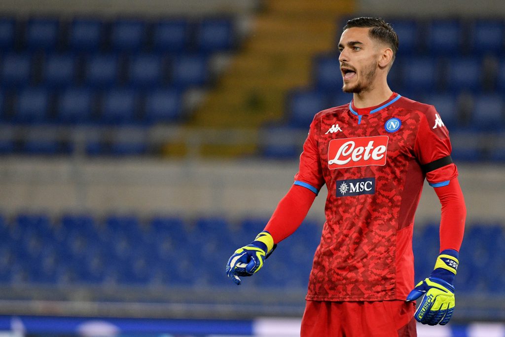 Alex Meret, portiere del Napoli.