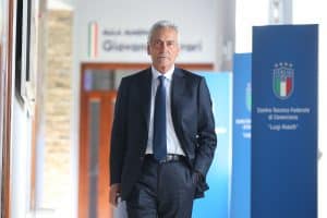 Il presidente della FIGC Gravina