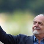 Il presidente del Napoli Aurelio De Laurentiis