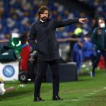 L'allenatore della Juve Andrea Pirlo da indicazioni durante una gara