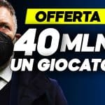Calciomercato Juventus, l'offerta: 40 milioni più un giocatore.