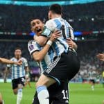 L'esultanza smodata di Di Maria al gol di Messi