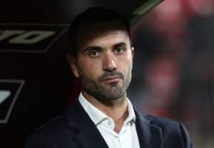 L'allenatore della Fiorentina Raffaele Palladino