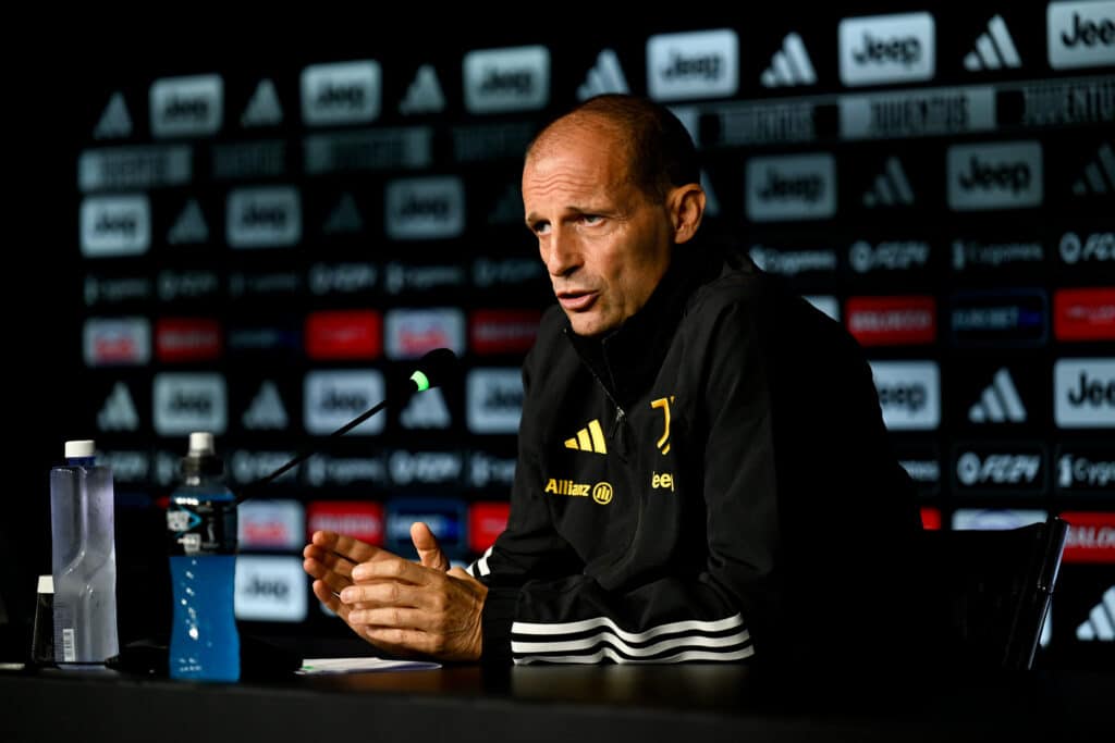 Massimiliano Allegri conferenza