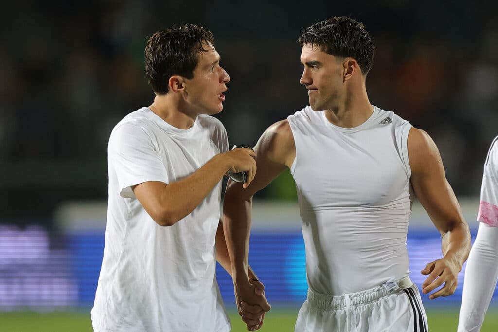 Federico Chiesa e Dusan Vlahovic