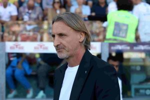 L'allenatore del Cagliari Davide Nicola