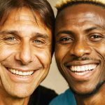 Antonio Conte e Osimhen
